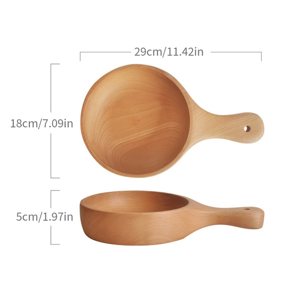 Wooden Sauce Dish With Handle dimensions. 29cm length. 18cm width. 5cm thick